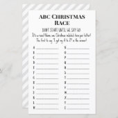 ファミリークリスマスパーティーゲーム印刷 (正面/裏面)