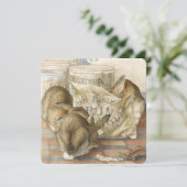 ファミリークリスマスパーティー発表招待状 招待状 (スタンド正面)