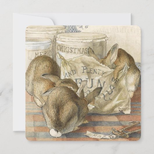 ファミリークリスマスパーティー発表招待状 招待状 (正面)