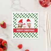 ファミリークリスマスフォトナプキンス紙 スタンダードカクテルナプキン (インサイチュ)