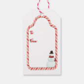 ファミリークリスマスプレゼントラベル ギフトタグ (裏面)