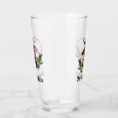 ファミリークリスマスプレッドディアーカスタムピントグラス タンブラーグラス (右)