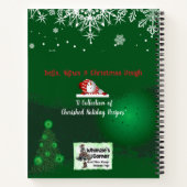 ファミリークリスマスホリデーレシピコレクション ノートブック (裏面)