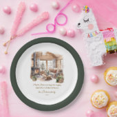 ファミリークリスマスホームパーソナライズされたパーティー ペーパープレート (パーティー)