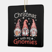 ファミリークリスマスマイグノミーバッファロープレイド セラミックオーナメント (左)