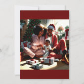 ファミリークリスマスモーニングブリス シーズンカード (正面)