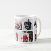ファミリークリスマス思い出フォトコラージュマグ コーヒーマグカップ (正面右)