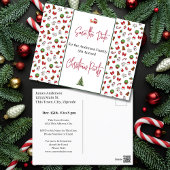 ファミリークリスマス救パーティーザクリスマスホリデー ポストカード