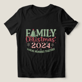 ファミリークリスマス2024ブラック トライブレンドＴシャツ