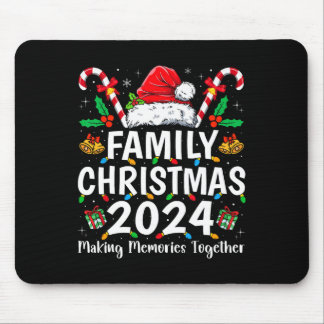 ファミリークリスマス2024マッチングスクワッドサンタ小妖精や小人おもしろい マウスパッド