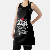 ファミリークリスマス2024マッチングパジャマサンタ エプロン (インサイチュ)