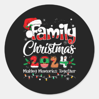 ファミリークリスマス2024マッチング衣装クリスマス分隊S ラウンドシール
