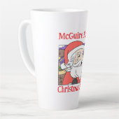 ファミリークリスマス2024 カフェラテマグ (左アングル)