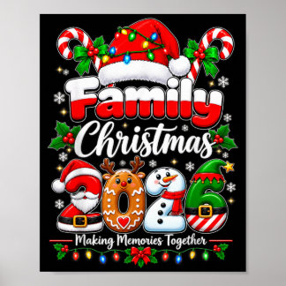 ファミリークリスマス2026 マッチングコーデ クリスマス スクワッド ポスター
