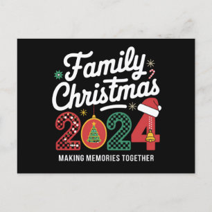 ファミリークリスマス 2024 マッチングコーデ Xmas スクワッド ポストカード