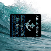 ファミリークルーズいかりブラックドアマーカーのパーソナライズ マグネット