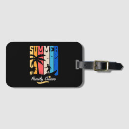 ファミリークルーズサマーブラック ラゲッジタグ