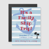 ファミリークルーズステートルームいかりマグネット マグネット招待状 (正面/裏面)