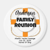 ファミリークルーズステートルームドアマーカースーベニアブイ マグネット (正面)