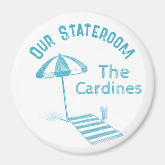 ファミリークルーズステートルームドアマーカービーチ傘 マグネット