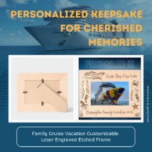 ファミリークルーズバケーションカスタマイズ可能なレーザー彫刻