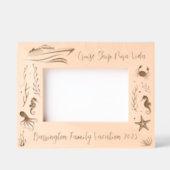 ファミリークルーズバケーションカスタマイズ可能なレーザー彫刻 レーザー彫刻フレーム (正面)