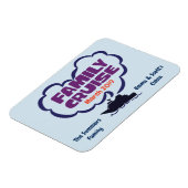 ファミリークルーズバケーションカスタムパーソナライズされたキャビン マグネット (左側)