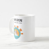 ファミリークルーズバケーショントラベルキープサケ コーヒーマグカップ (正面左)