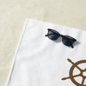 ファミリークルーズバケーショントラベルキープサケ ビーチタオル (インサイチュ)