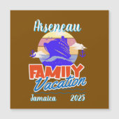 ファミリークルーズバケーションブラウン/ブルーパーソナライズ (正面)