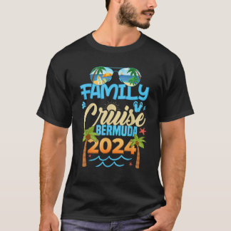 ファミリークルーズバミューダ2024夏のマッチングバケーション Tシャツ
