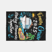 ファミリークルーズパーティーお祝い衣装Tee フリースブランケット (正面(横))