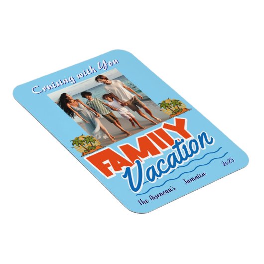 ファミリークルーズブルートロピカルパーソナライゼーション マグネット (右側)