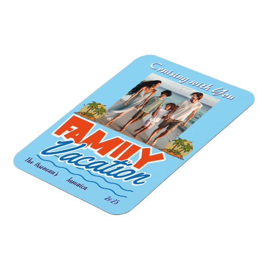 ファミリークルーズブルートロピカルパーソナライゼーション マグネット (左側)