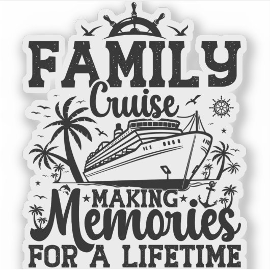ファミリークルーズメイキングメモリーズ休暇クール隊 シール (正面)