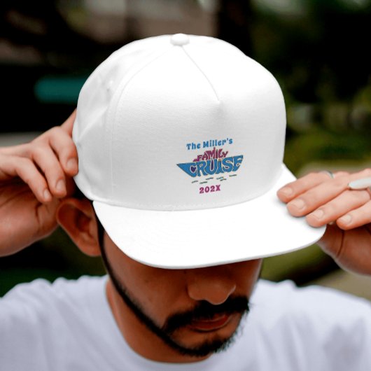 ファミリークルーズワードアートカスタム キャップ