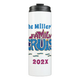 ファミリークルーズワードアートカスタム タンブラー