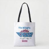 ファミリークルーズワードアートカスタム トートバッグ (正面)