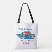 ファミリークルーズワードアートカスタム トートバッグ (裏面)