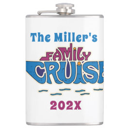 ファミリークルーズワードアートカスタム フラスク