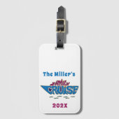 ファミリークルーズワードアートカスタム ラゲッジタグ (正面縦)
