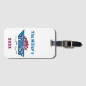 ファミリークルーズワードアートカスタム ラゲッジタグ (正面横)