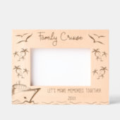 ファミリークルーズ一緒に思い出をつくろう レーザー彫刻フレーム (正面)