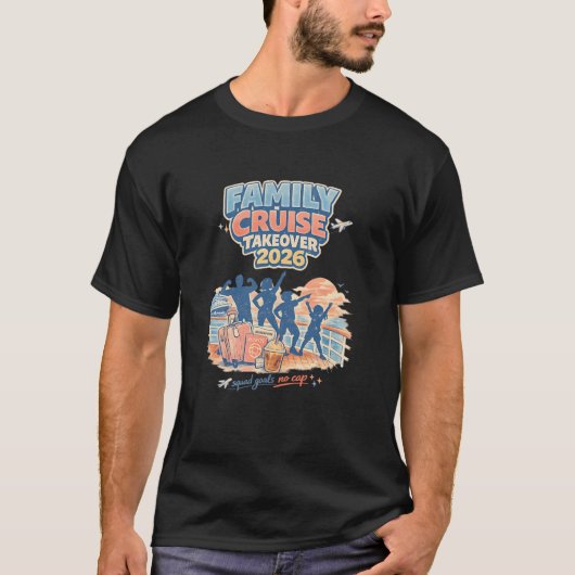 ファミリークルーズ乗っ取り 2026 Tシャツ (正面)