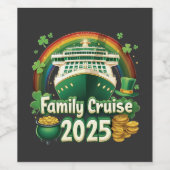 ファミリークルーズ2025セントパトリックのマッチングラッキーズ ワインラベル (シングルラベル)