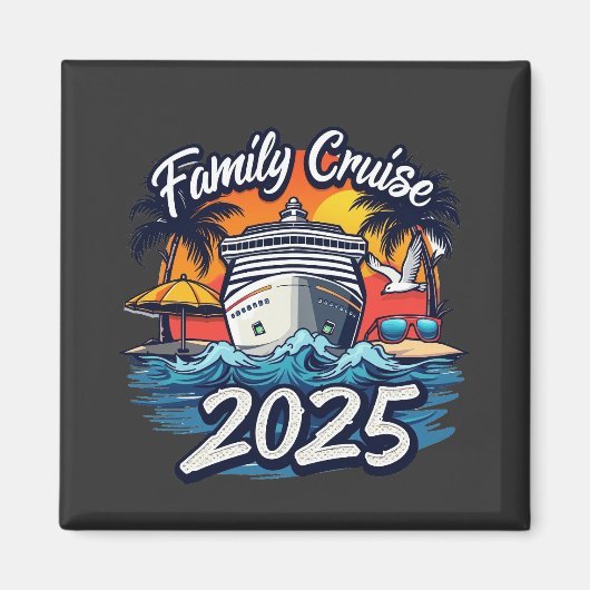 ファミリークルーズ2025ファミリーマッチングクルーズ マグネット (正面)