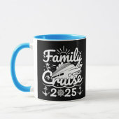 ファミリークルーズ2025フクールァミリーおもしろいトリップクルーズ マグカップ (左)