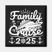 ファミリークルーズ2025フクールァミリーおもしろいトリップクルーズ マグネット (正面)