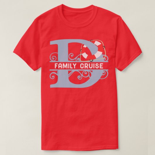 ファミリークルーズD Tシャツ (デザイン正面)