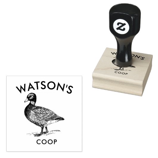 ファミリークープ |アヒルの卵スタンプ ラバースタンプ (押印)